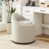 Barrel Chair with Storage 360�� Swivel Upholstered Vanity Chair